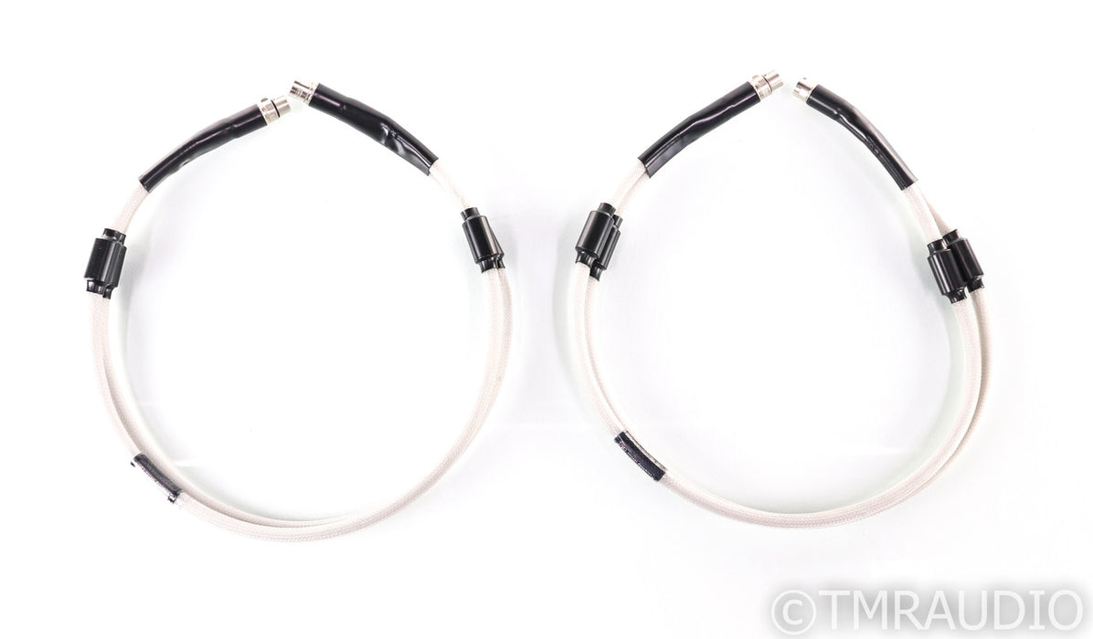 Virtual Dynamics Nite Platinum XLR Cables; 1m Pair Balanced Interconnects