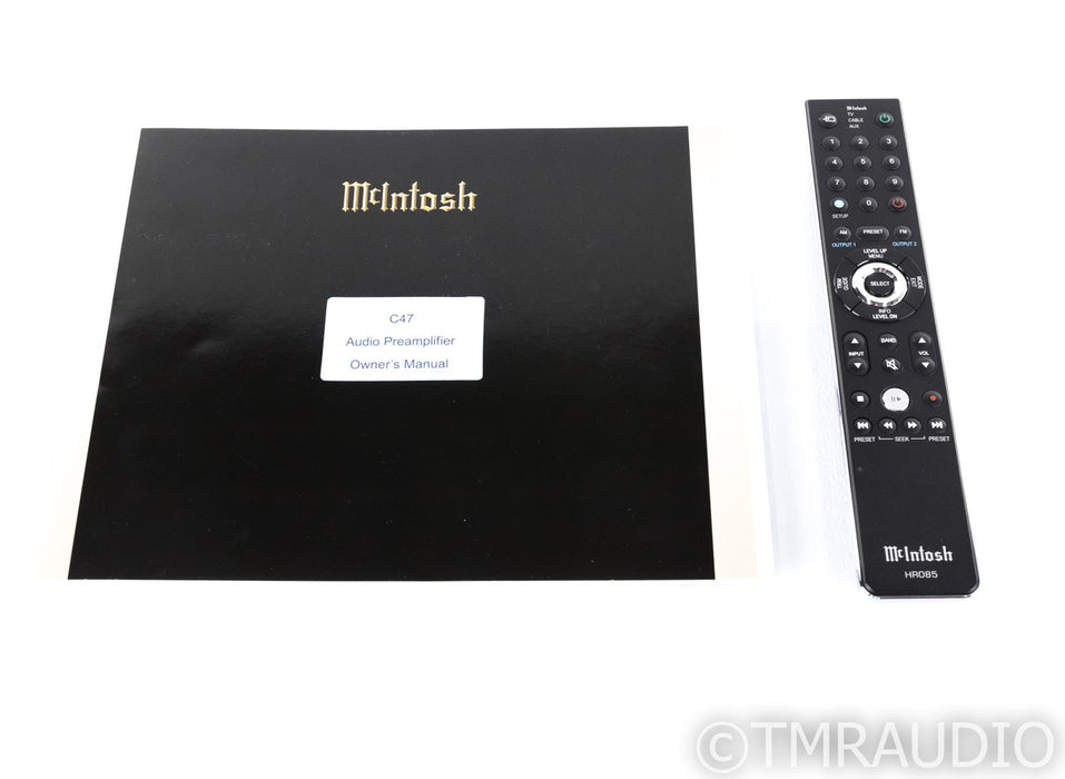 McIntosh C47 Stereo Preamplifier; C-47; 32-bit / 384kHz DAC; DSD; Phono; MINT