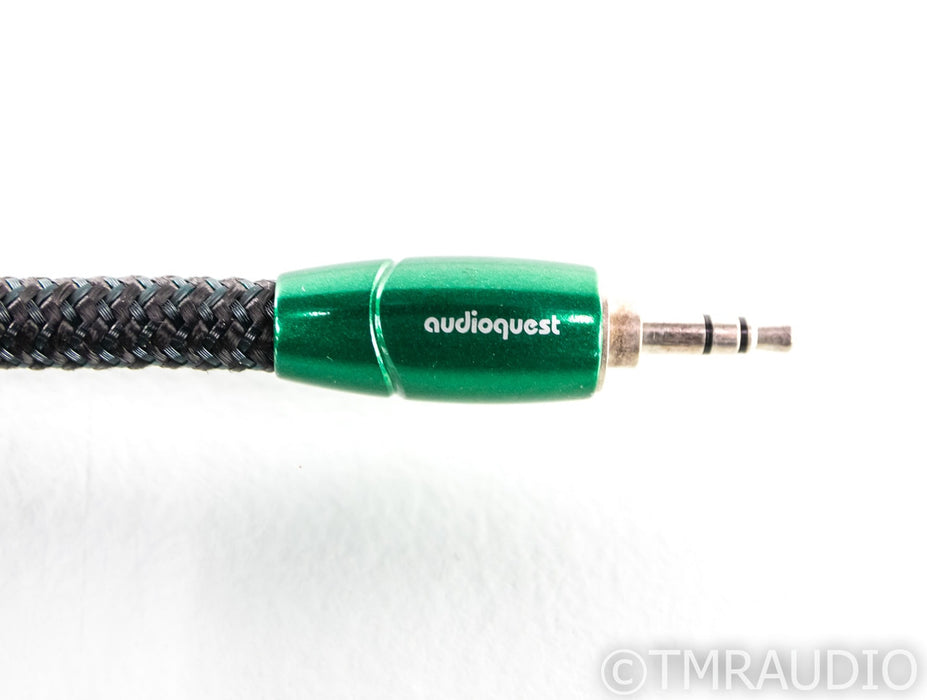 AudioQuest Yosemite Y Splitter Cable; 1/8" to RCA; Single 1m Cable; 72v DBS