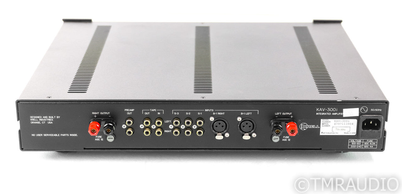 Krell KAV-300i Stereo Integrated Amplifier; KAV30i; Remote