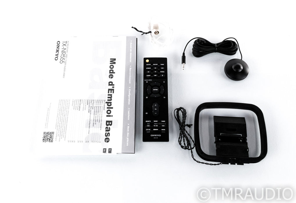 Onkyo TX-NR555 7.2 Channel Home Theater Receiver; TXNR555; Remote; DTS:X