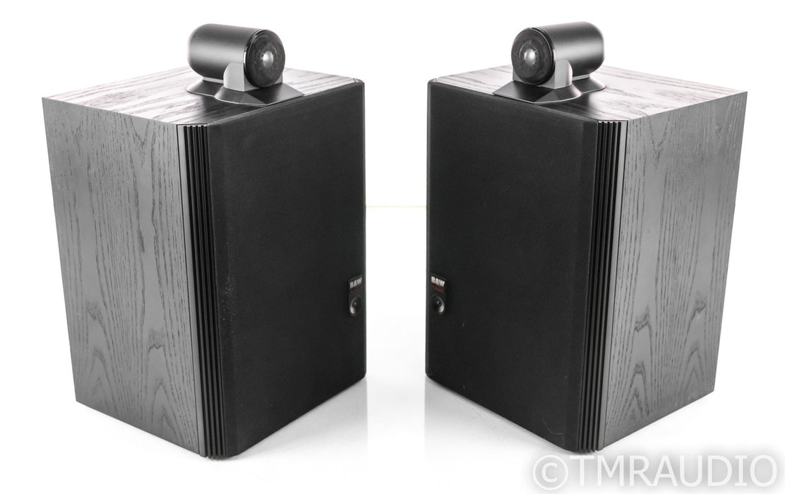 B&W Matrix 805 Bookshelf Speakers; Black Ash Pair