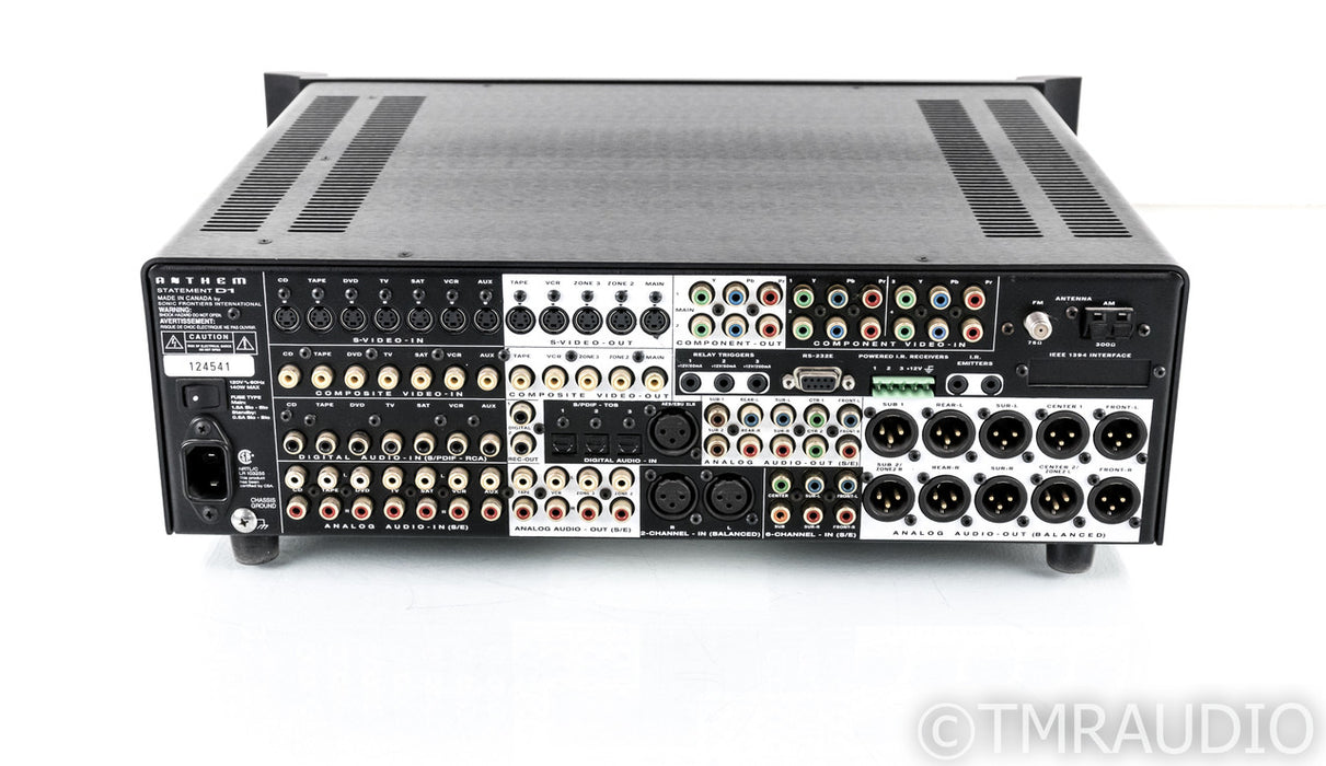 Anthem Statement D1 7.1 Channel Home Theater Processor; (No Remote)