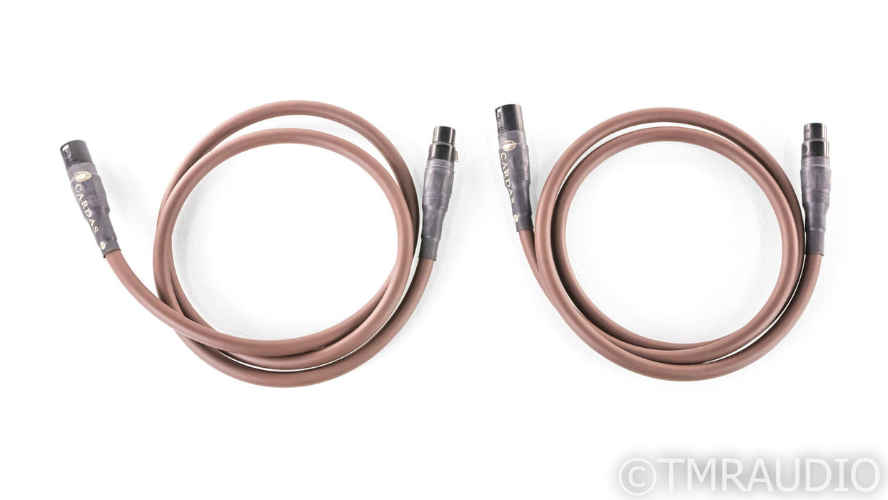 Cardas Golden Presence XLR Cables; 1.5m Pair Balanced Interconnects