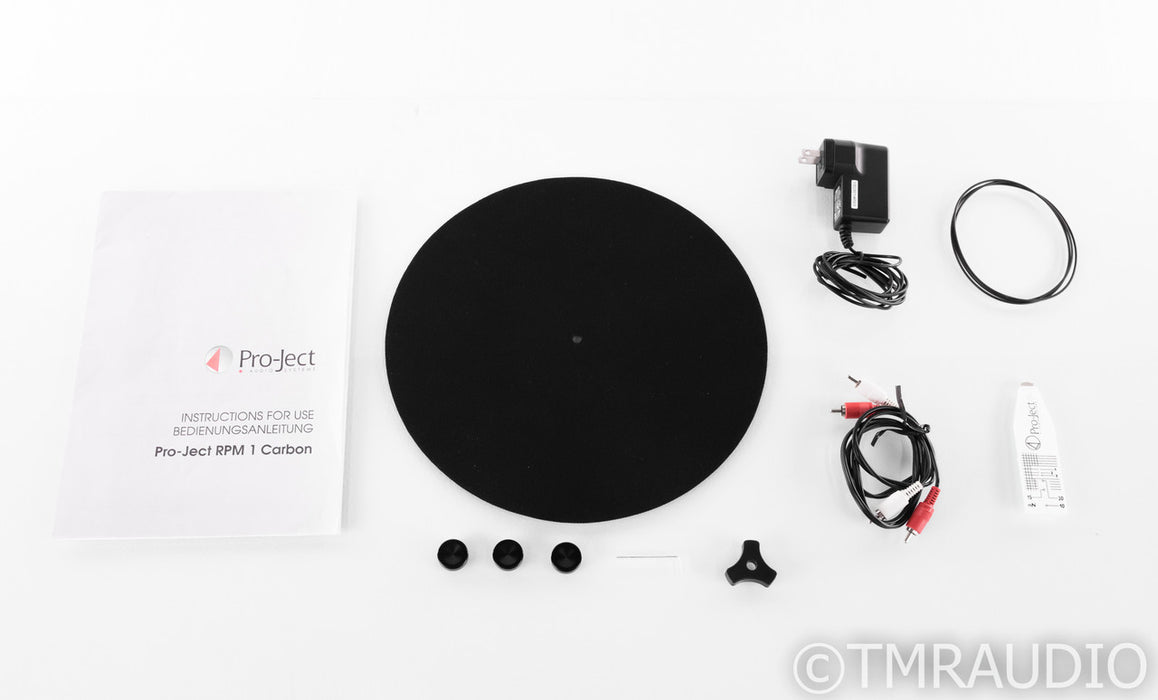 Pro-Ject RPM 1 Carbon Turntable; Piano Black (No Cartridge)