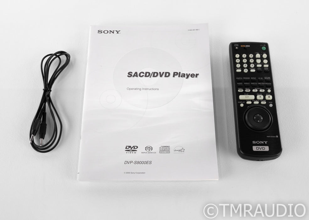 Sony DVP-S9000ES DVD / SACD Player; DVPS9000ES; Remote