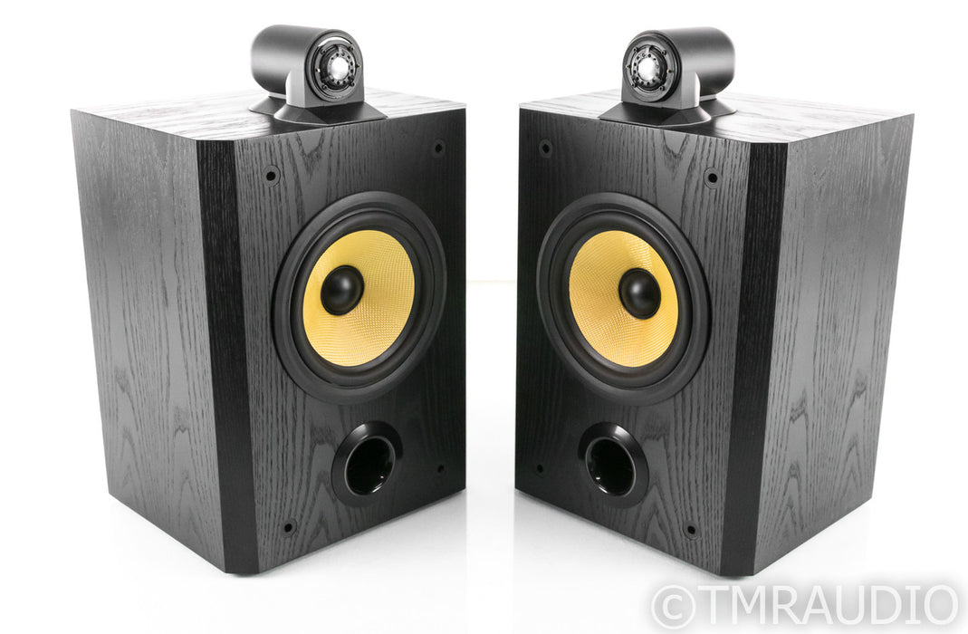B&W Matrix 805 Bookshelf Speakers; Black Ash Pair