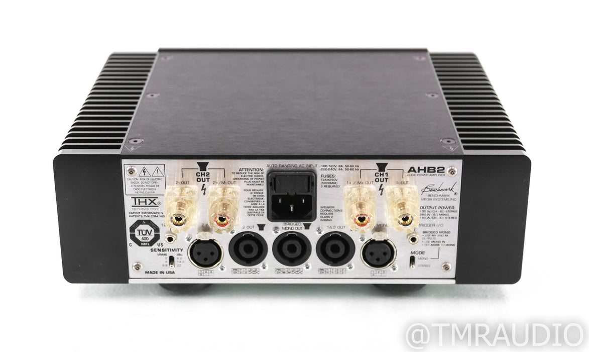 Benchmark AHB2 Balanced Stereo Power Amplifier; AHB-2