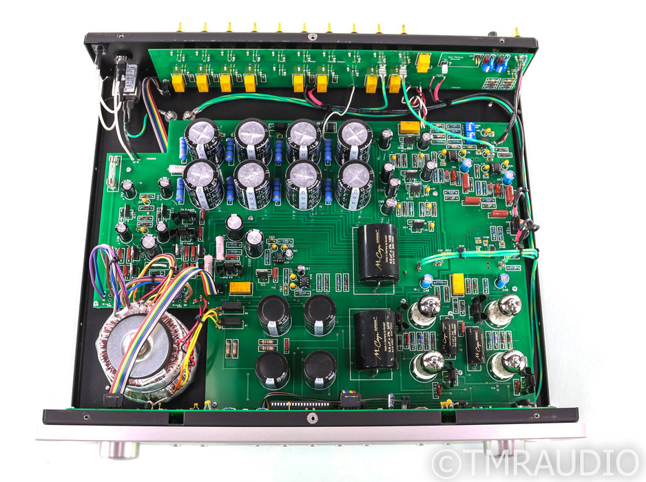Rogue Audio RP-5 Stereo Tube Preamplifier; RP5; MM/MC Phono; Silver; Remote