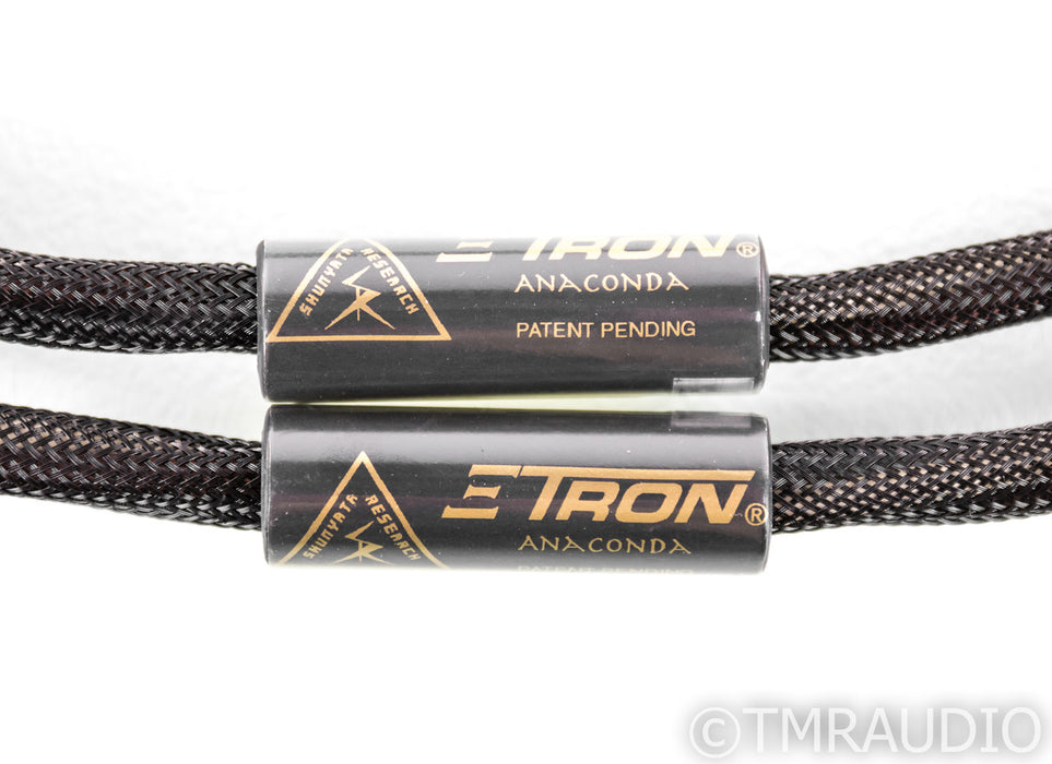 Shunyata Research ZiTron Anaconda XLR Cables; 1m Pair Balanced Interconnects