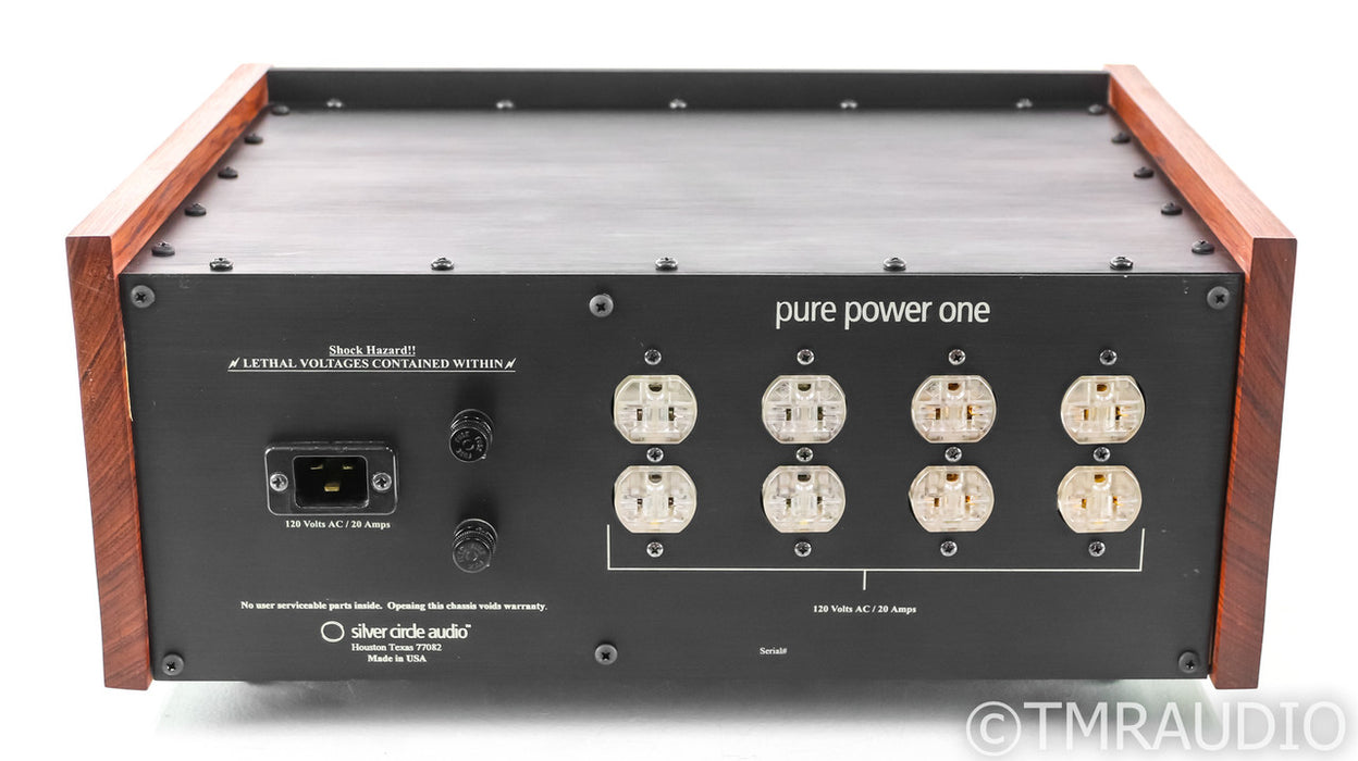 Silver Circle Audio Pure Power One 3.0 AC Power Line Conditioner; Black