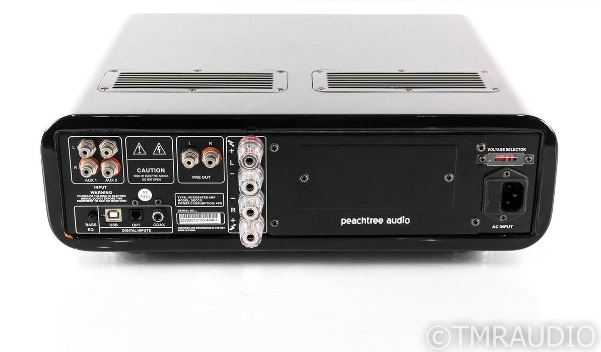 Peachtree Audio Decco Stereo Integrated Amplifier; DAC; High Gloss Black (No Remote)