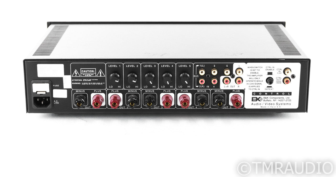 B&K AV2500 5 Channel Power Amplifier; AV-2500