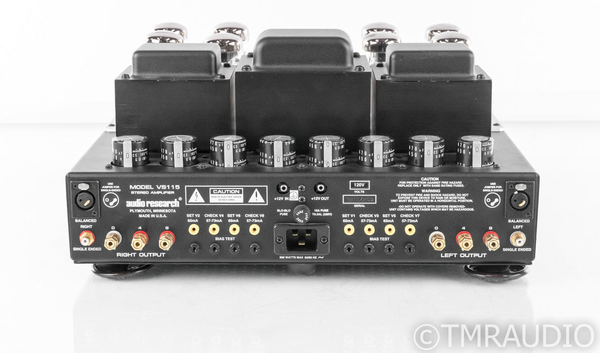 Audio Research VS115 Stereo Tube Power Amplifier; VS-115
