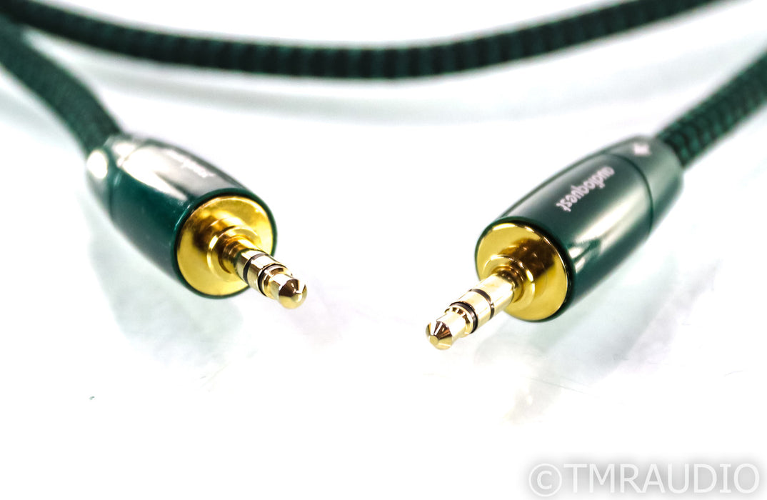 AudioQuest Evergreen 3.5mm TRS Cable; Aux; Single 1m Interconnect
