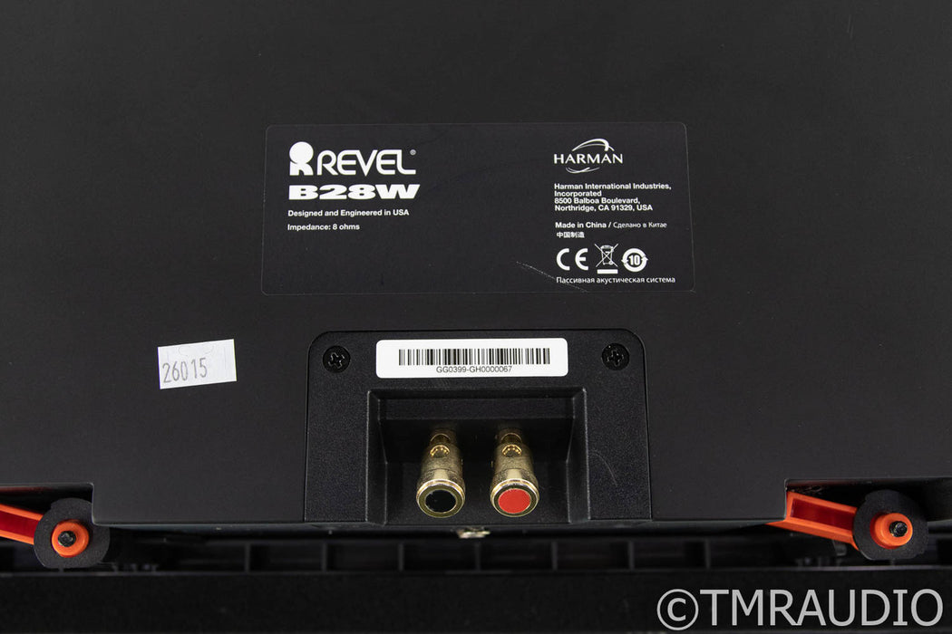 Revel B28W Dual 8" Passive In-Wall Subwoofer; B-28W