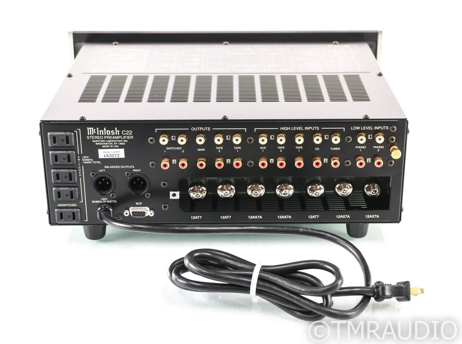 McIntosh C22 Commemorative Edition Stereo Tube Preamplifier; C 22 CE