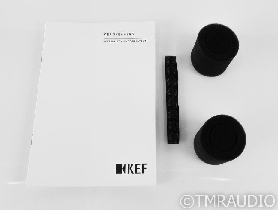 KEF Q350 Bookshelf Speakers; White Pair