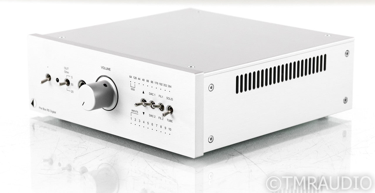 Pro-Ject Pre Box RS Digital Tube Hybrid DAC / Preamplifier; D/A Converter; Remote