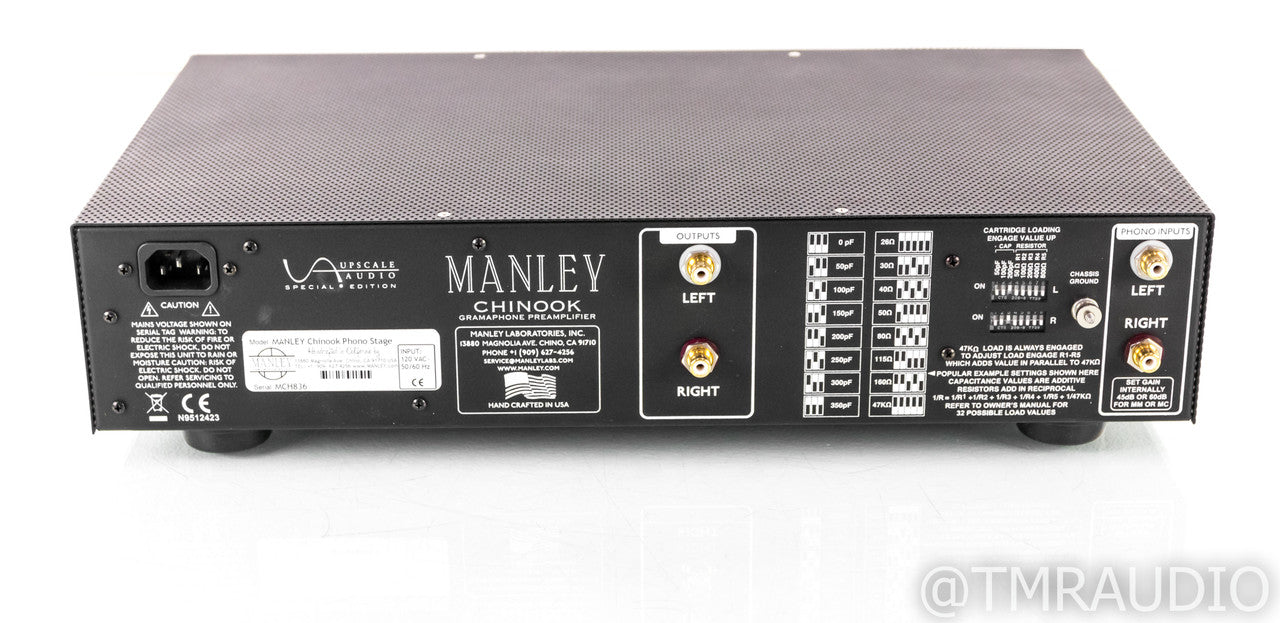 Manley Labs Chinook SE MKII MM / MC Tube Phono Preamplifier; Special Edition