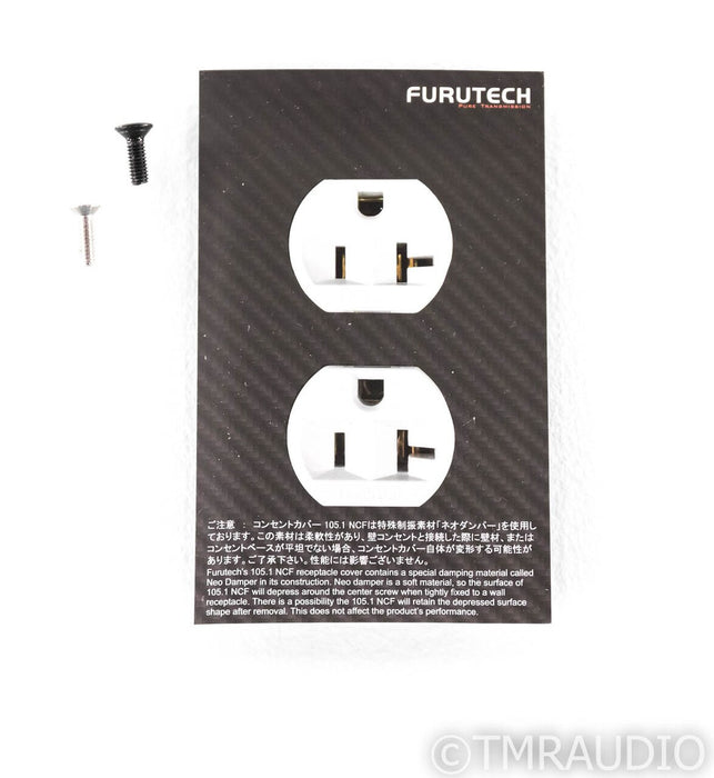 Furutech 105.1 NCF Neo Damper Outlet Cover; Carbon-Fiber