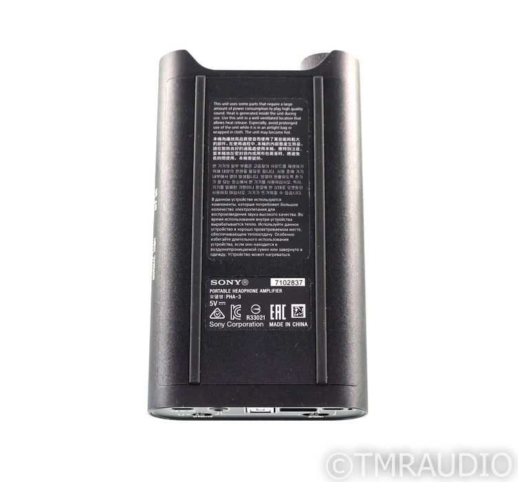 Sony PHA-3 Portable Headphone Amplifier; PHA3; Balanced