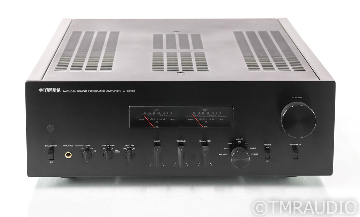 Yamaha A-S2100 Stereo Integrated Amplifier; AS2100; MM / MC Phono; Remote; Refurbished
