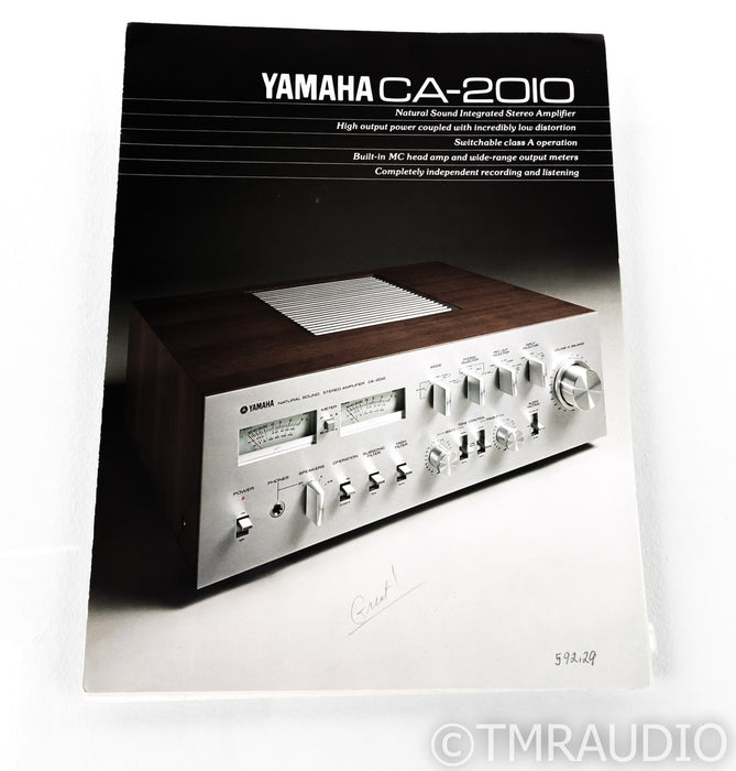 Yamaha CA-2010 Vintage Stereo Integrated Amplifier; CA2010; MM / MC Phono
