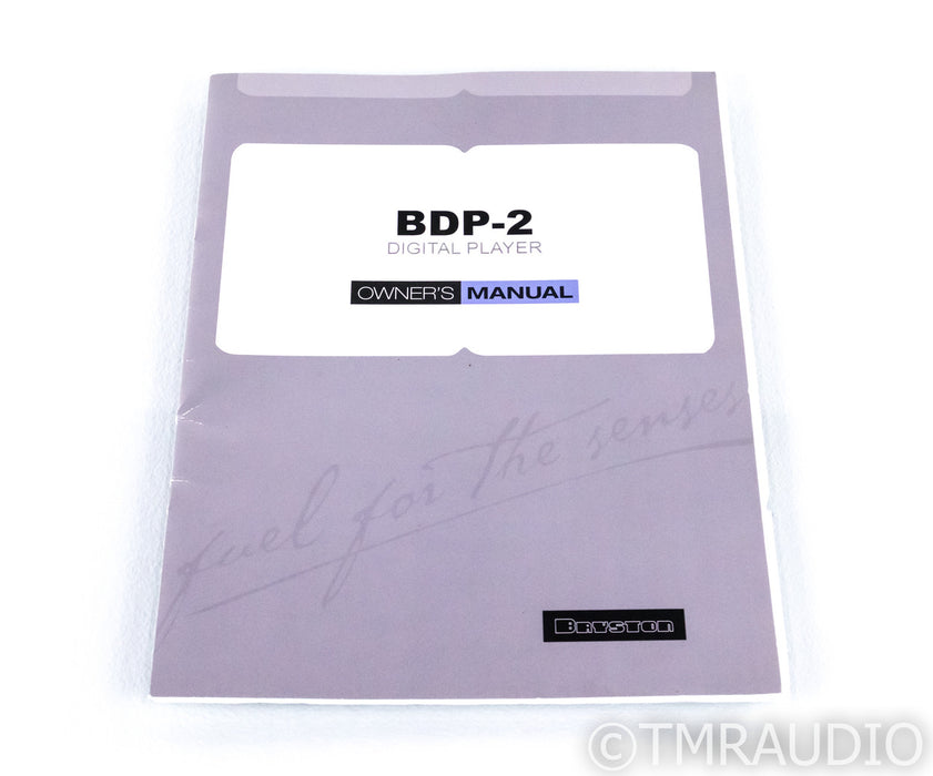 Bryston BDP-2 Network Streamer; BDP2; Roon Ready