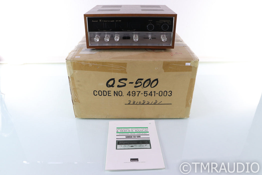 Sansui QS-500 Vintage Quadrophonic Amplifier; Quadrophonic; MINT w/ Box