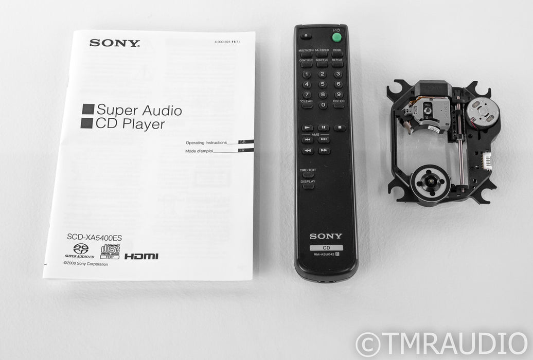Sony SCD-XA5400ES SACD / CD Player; Valve State Terra Firma Lite Balanced Mod