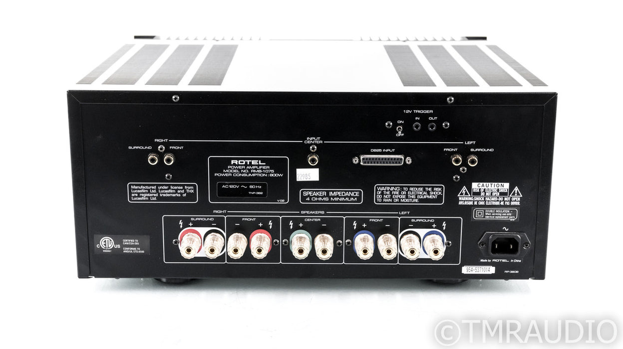 Rotel RMB-1075 5 Channel Power Amplifier; RMB1075