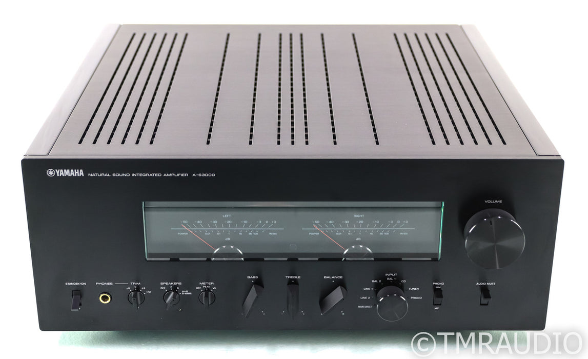 Yamaha A-S3000 Stereo Integrated Amplifier; MM / MC Phono; Black (Refurbished)