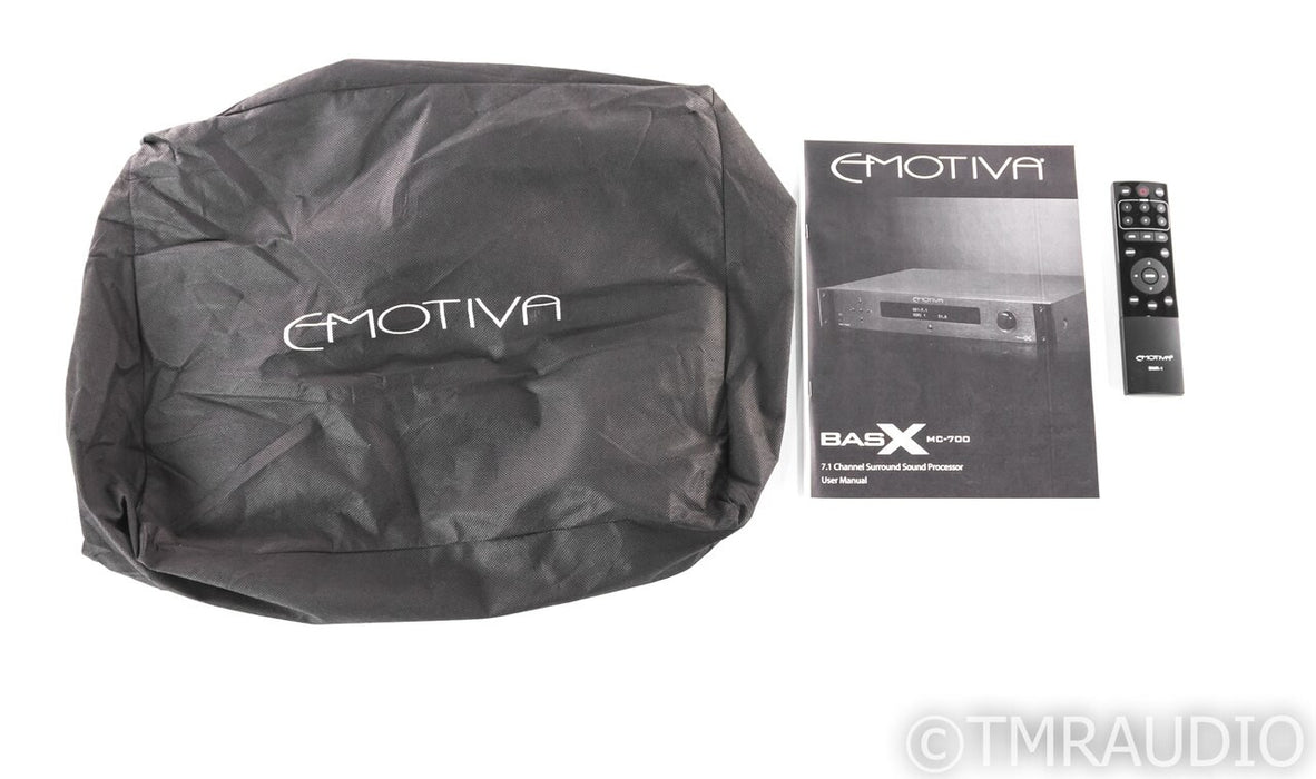 Emotiva MC-700 7.1 Channel Home Theater Processor; BasX MC700; Bluetooth; Remote