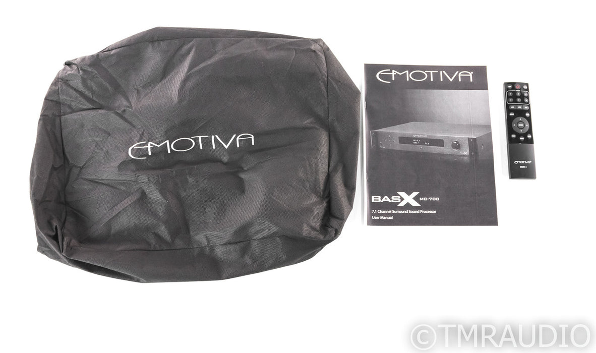Emotiva MC-700 7.1 Channel Home Theater Processor; BasX MC700; Bluetooth; Remote