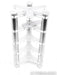 Clearaudio Everest Turntable Stand; Clear Acrylic