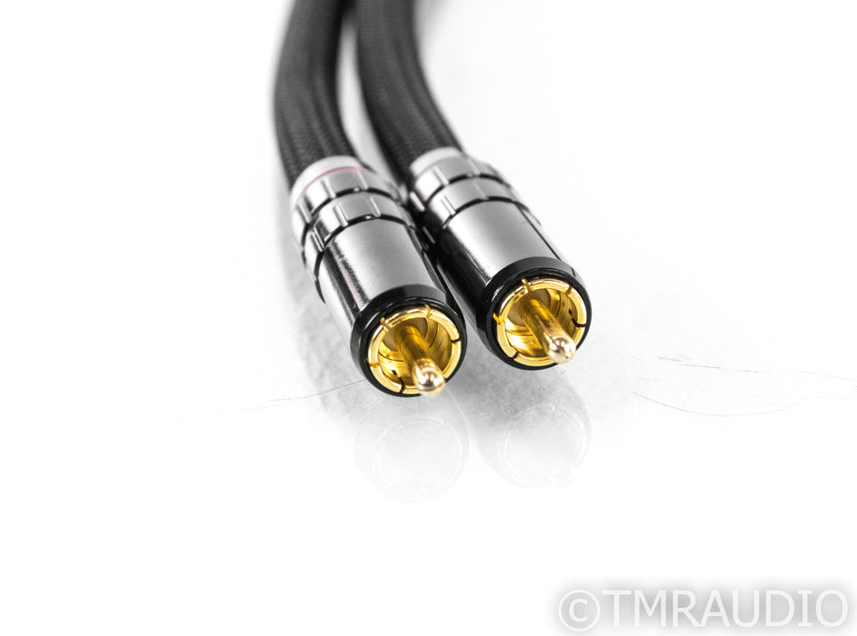 Transparent Super RCA Cables; 1m Pair Interconnects