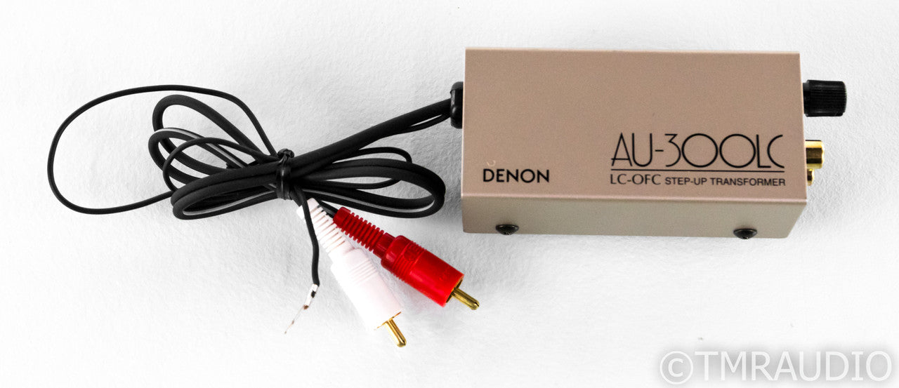 Denon AU-300LC MC Phono Step-Up Transformer; AU300LC; LC-OFC; Head Amplifier