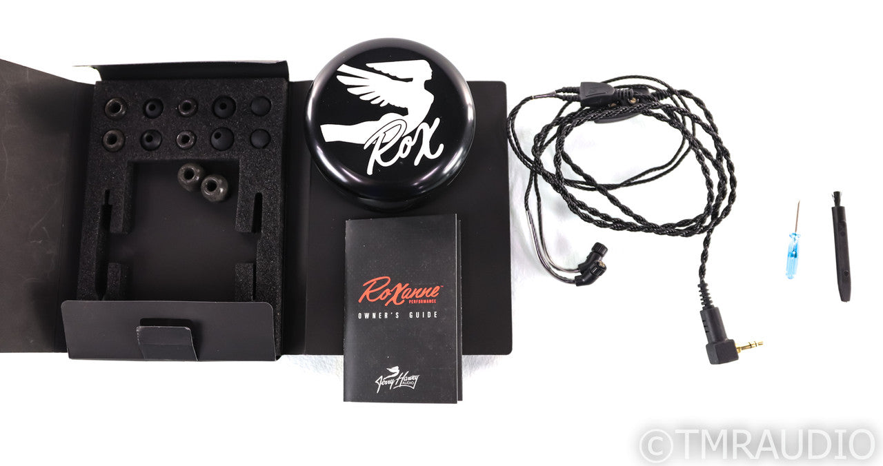 Jerry Harvey Roxanne Universal In-Ear Headphones; Earbuds; IEM; Black / Silver