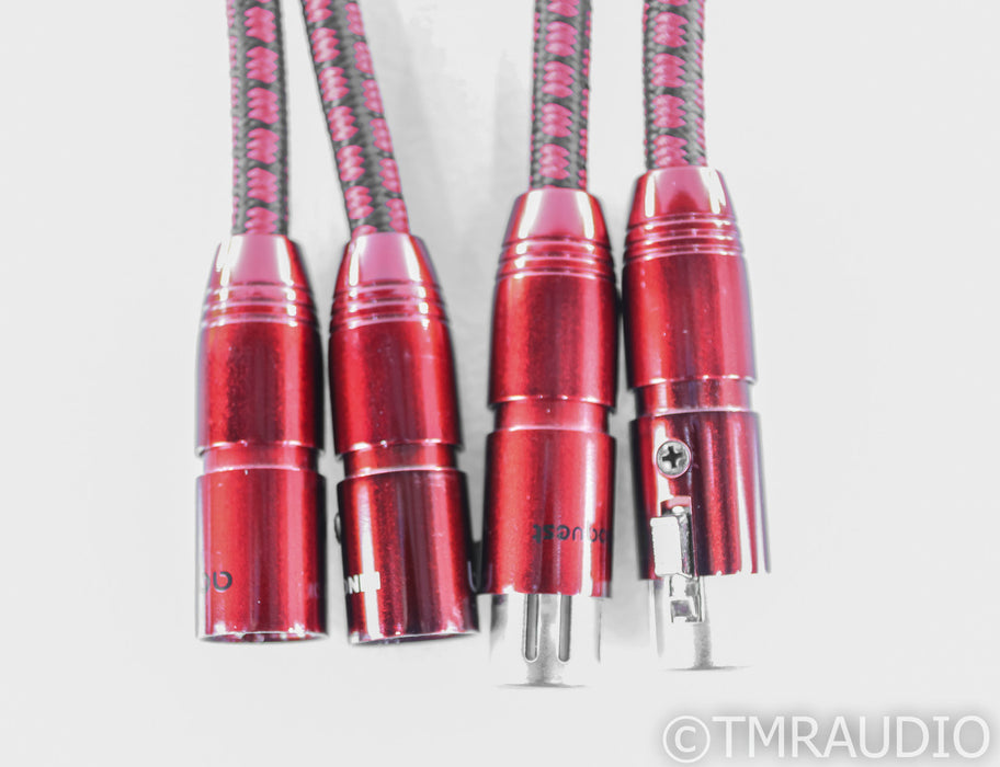 AudioQuest King Cobra XLR Cables; 1m Pair Balanced Interconnects
