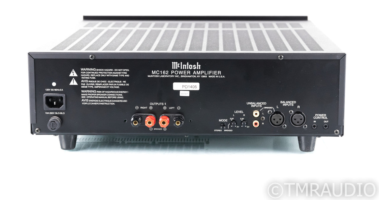 McIntosh MC162 Stereo Power Amplifier; MC-162
