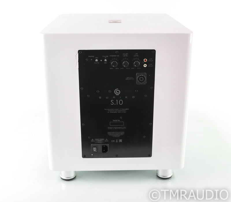 Sumiko S.10 12" Powered Subwoofer; White; S10