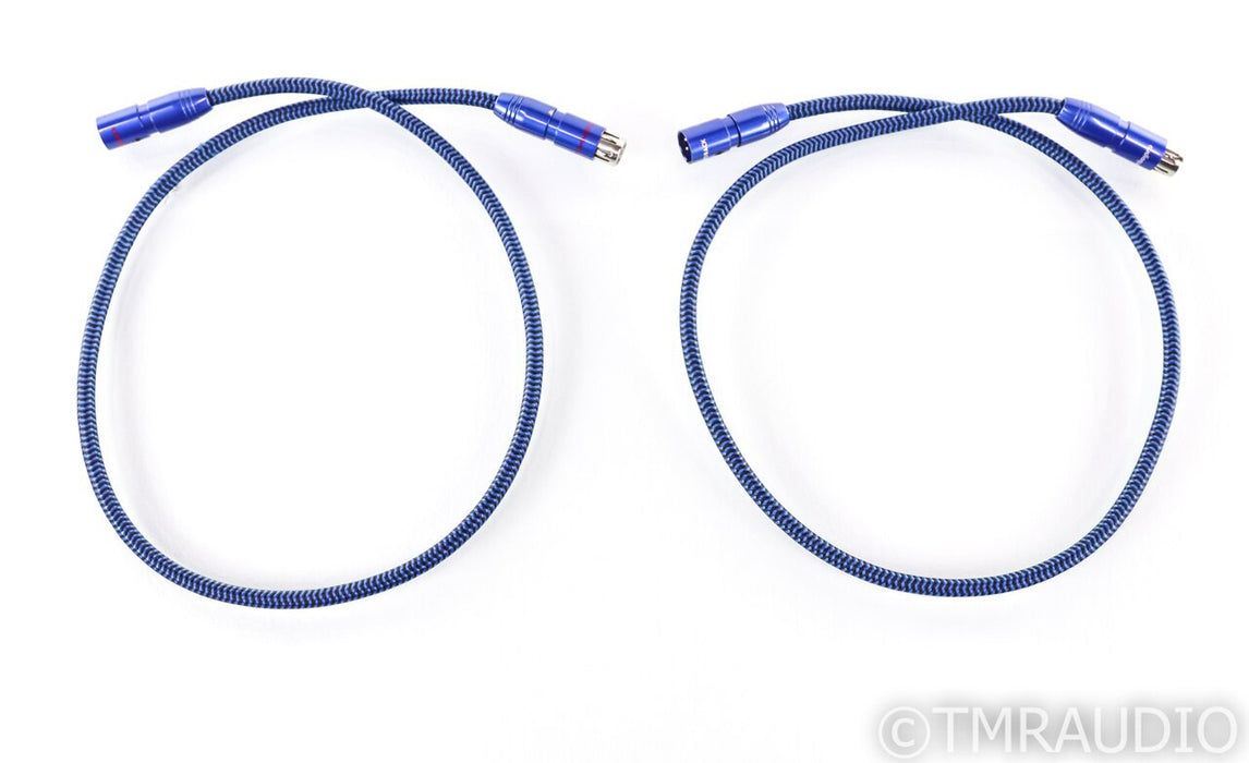 AudioQuest Diamondback XLR Cables; 1m Pair Balanced Interconnects