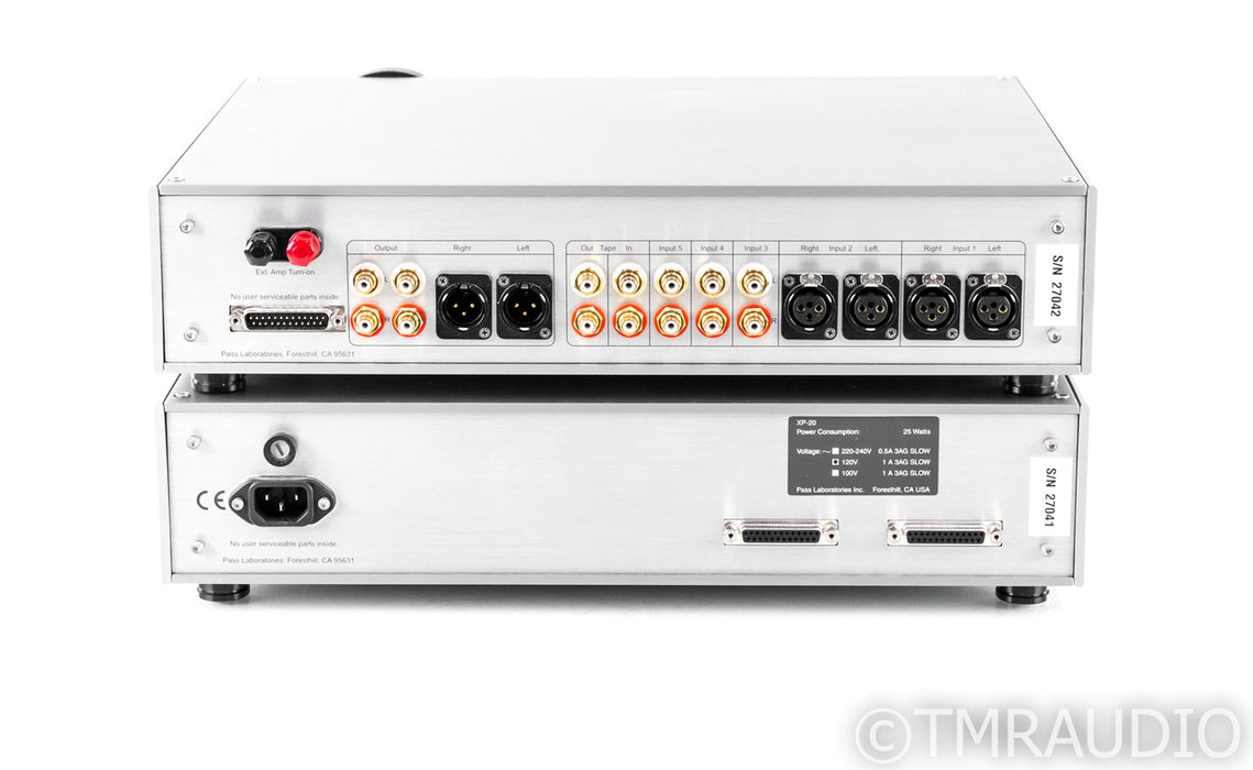 Pass Labs XP20 Stereo Preamplifier; XP-20; Remote; Power Supply