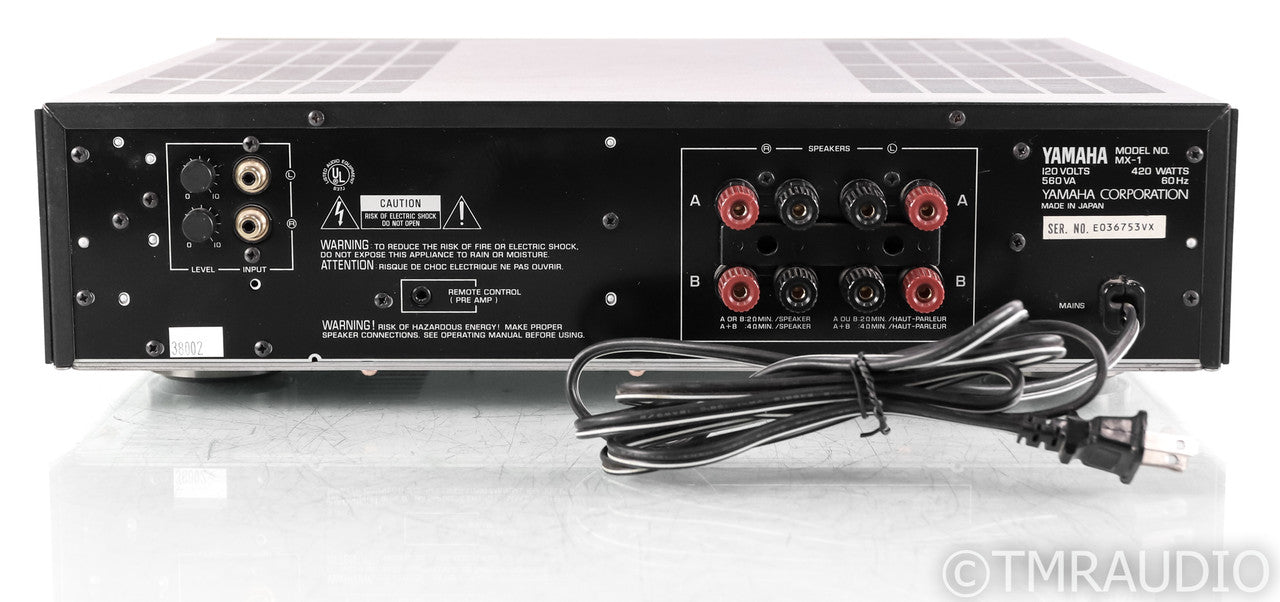 Yamaha MX-1 Natural Sound Stereo Power Amplifier;