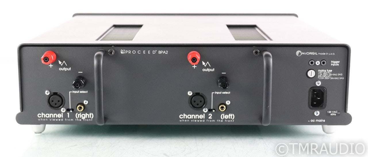 Proceed BPA 2 Stereo Power Amplifier; BPA2; Dual Monaural