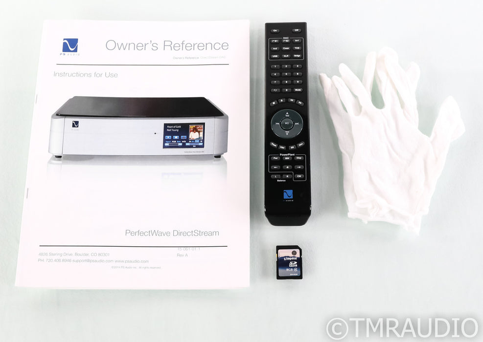 PS Audio PerfectWave DirectStream DAC; D/A Converter; Silver; Remote; DSD (Used)