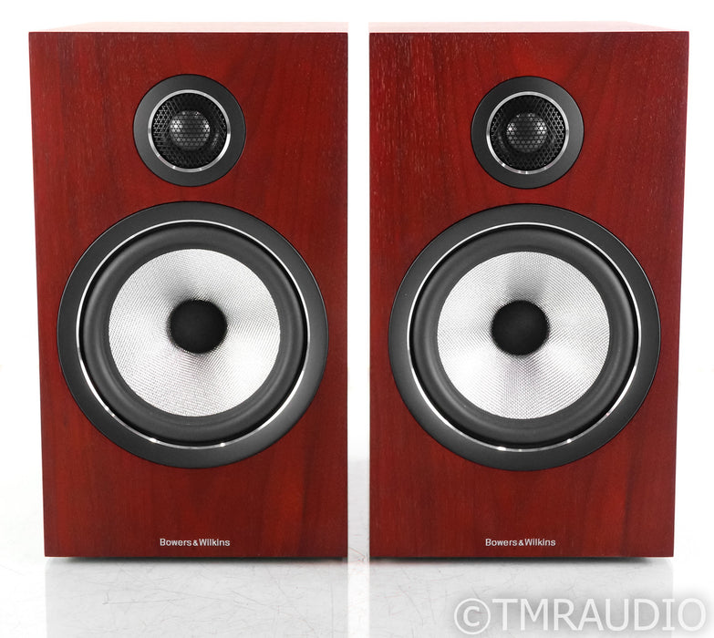 B&W 706 S2 Bookshelf Speakers; Rosenut Pair - Mint