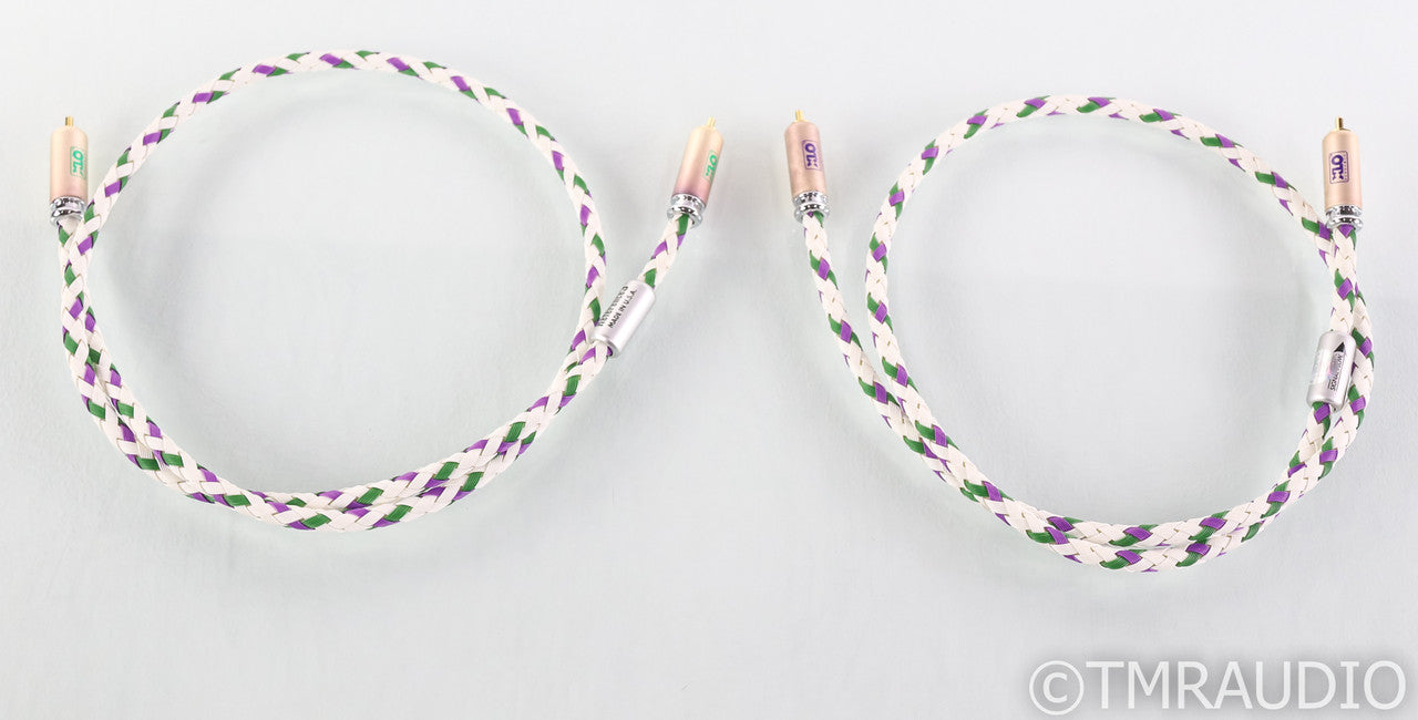 XLO Reference 3 RAC Cables; 1m Pair Unbalanced Interconnects