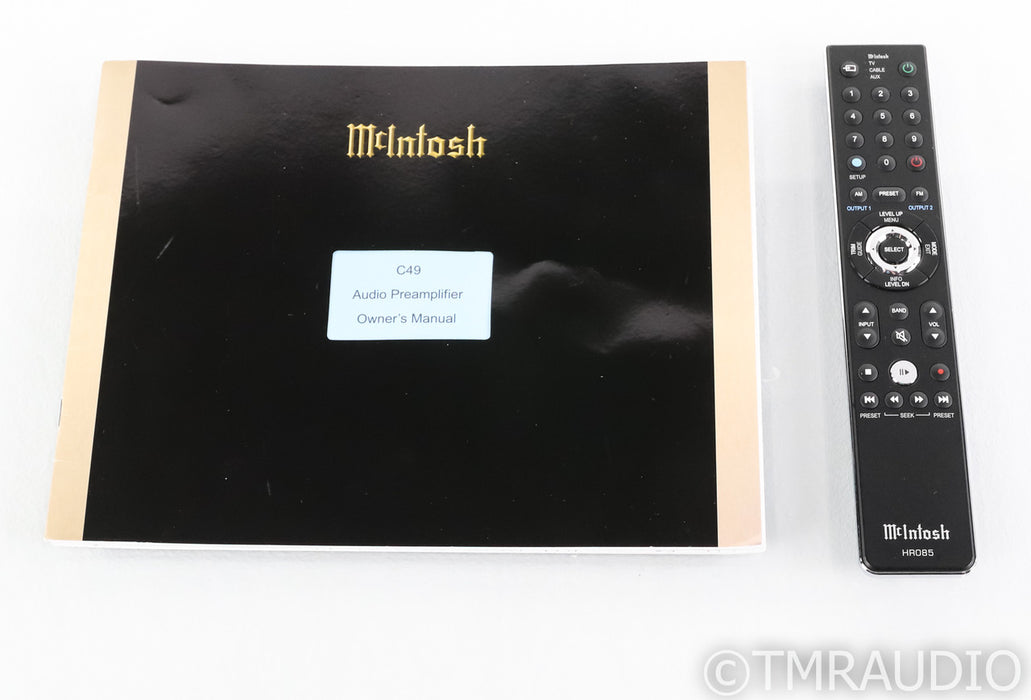 McIntosh C49 Stereo Preamplifier; C-49; DAC; USB; MM / MC Phono
